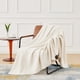 thumbnail image 2 of Manta de punto Blanket CYMULA, color blanco crema, 127 x 152 cm, suave, 2 of 6