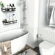thumbnail image 4 of 2pcs Rectangular Shower Caddy, Stainless Steel Bathroom Shelf, Floating Shelves, Wall Mounted Storage Shelves For Bathroom, Kitchen Condiment Storage Rack, 4 of 4