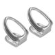 thumbnail image 1 of 2 Piezas Hip-Hop Rapper Boca Gorras Dientes Huecos Halloween Cosplay Plata, 1 of 3