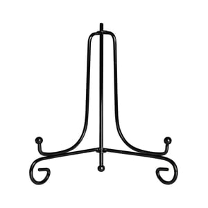 Bothyi - Soporte De Exhibición Soporte De Placa Durable Mesa Libro Decoración Soporte De Exhibición Metal 10 Pulgadas Negro