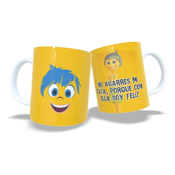 Tazon Taza Colección Intensamente 2 No Toques Mi Taza - Alegria