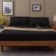 thumbnail image 1 of Juego De Sábanas + Fundas De Almohada Negro 2 Plazas Hilos Suave Casa Nerola, 1 of 10