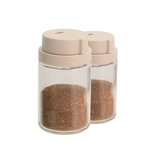 Qualitydesign - Set 2 Especieros Redondos 150Ml Salereo Pimentero Vidrio Quality Design