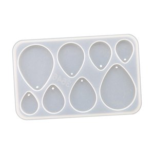 Magideal - Herramientas Para Hacer Colgantes, Portátil, Diy, Práctico Modelo De Silicona, Fundición De Resina Para Hacer Joyas, Decoración Del Hogar, Colgante De Gota De Agua