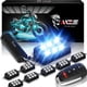 thumbnail image 1 of Kit Luces LED Moto MZS 8Pcs RGB Multicolor Impermeable, 1 of 2