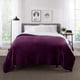 thumbnail image 4 of Manta Sherpa Blanket Supersuave Y Reversible Color Morado, 4 of 6