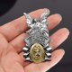 thumbnail image 4 of Clip para Visera ForFine Medalla de San Cristóbal con Ángel Guardián, 4 of 6