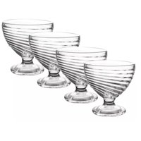 Set 6 Copas Para Postre Helados Lineas 300Ml Allegra