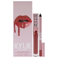 Kylie Cosmetics - Kit De Labios Mate - 301 Angel De Para - 2 Barras De Labios Líquidas Mate De 0,10 Oz Y Delineador De Labios De 0,039 Oz