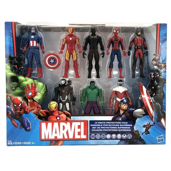 Figuras de acción Marvel Avengers Iron Man Hulk Black Panther