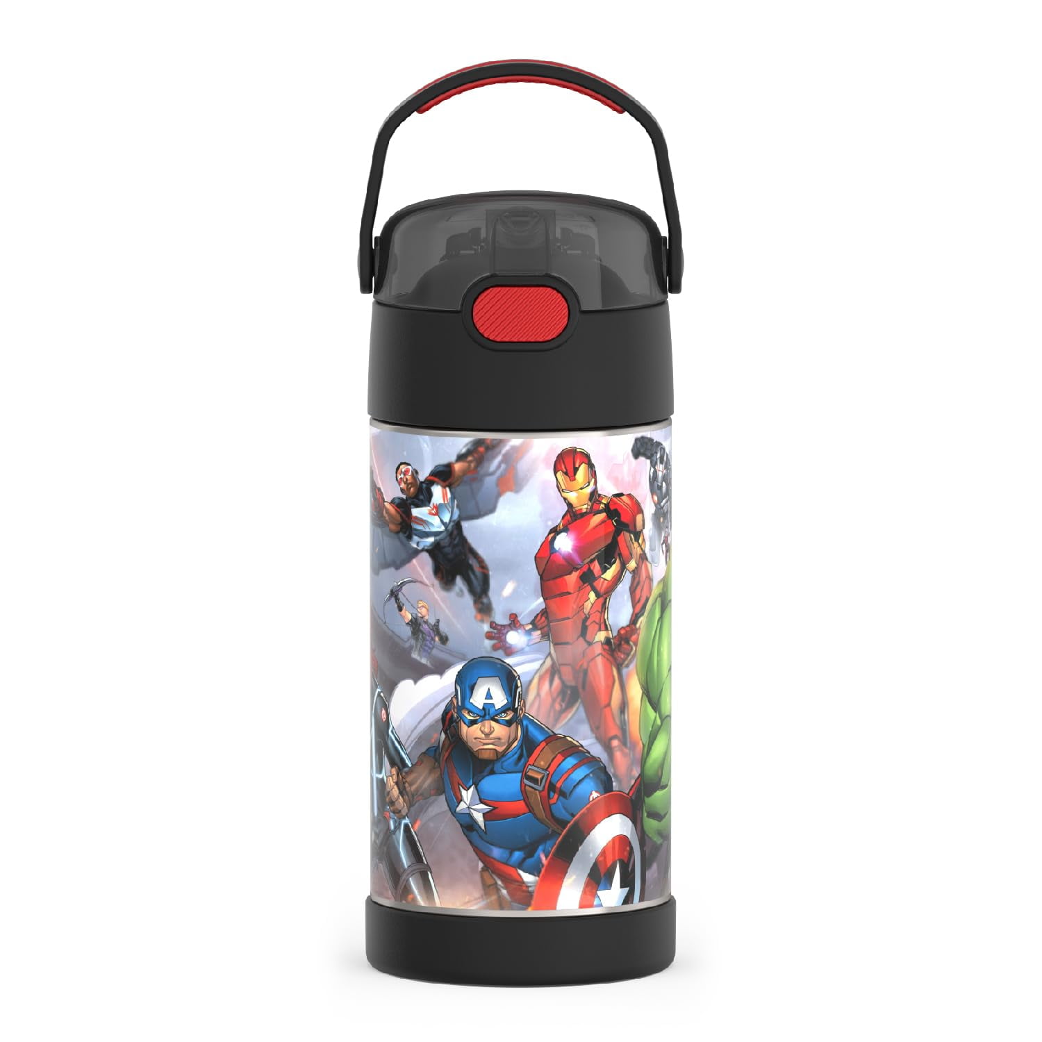 Botella De Agua Thermos Funtainer Avengers 350 Ml Kids