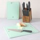 thumbnail image 2 of Juego de 2 tablas de cortar Martha Stewart 41x30 cm azul, 2 of 5