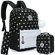thumbnail image 1 of New Cute hot stamping love backpack Laptop bag girls backpack with Lunchbag and Penbag for school travelling picnic, 1 of 3