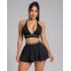 thumbnail image 1 of Conjunto Fitness Mujer Falda Con Short Interior Y Top - JYT057, 1 of 5