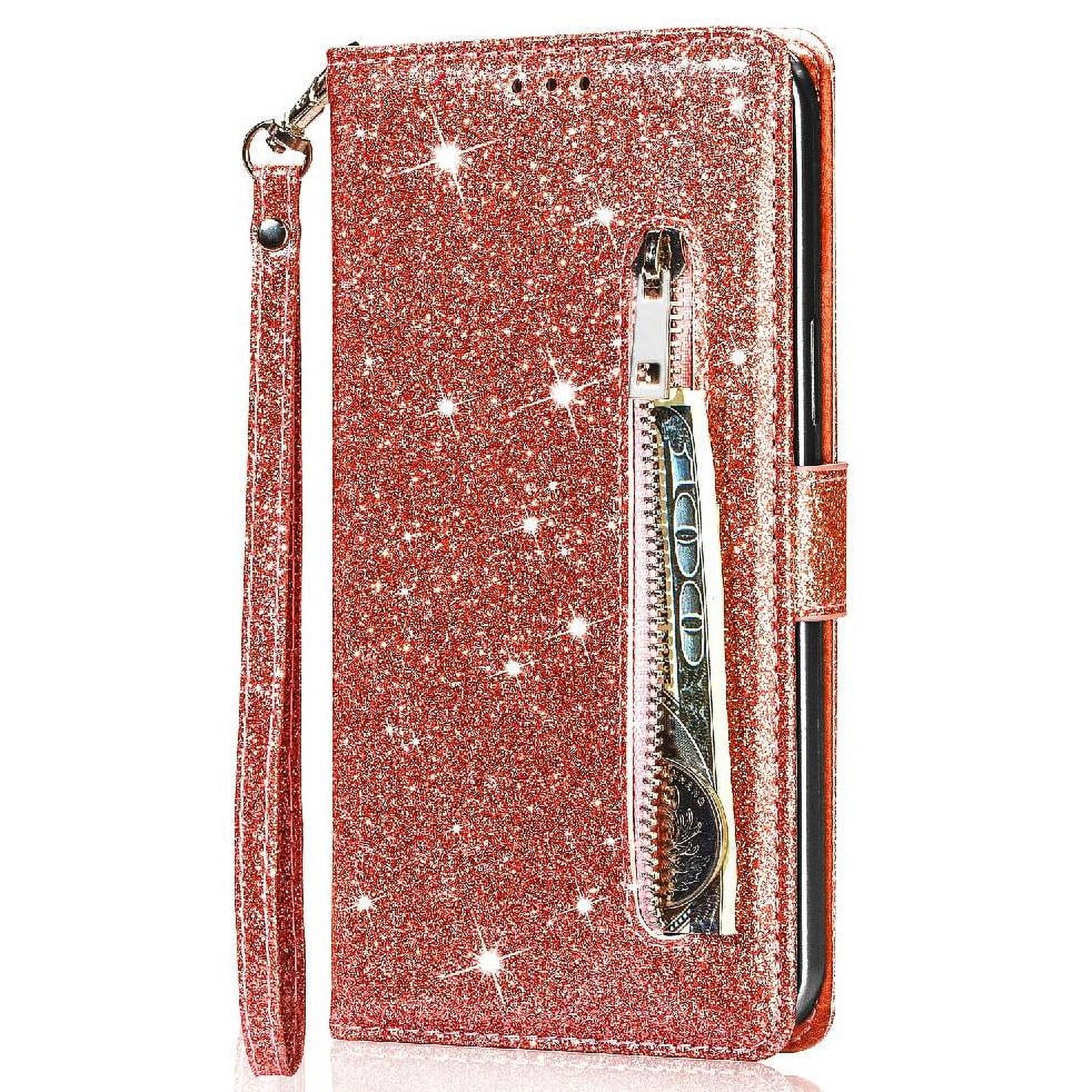 Funda Para Foxdock Elegante Funda Google Pixel 6 Glitter Con Cremallera-Ideal Para El Uso Diario