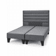 thumbnail image 3 of Cama 2 Plazas Tapizada Gris, 3 of 4