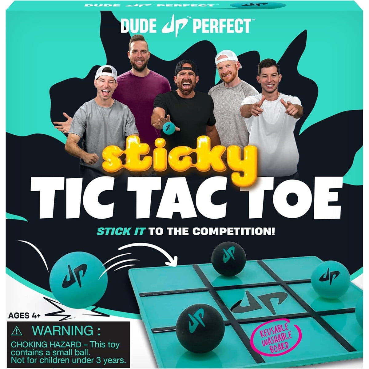Juego Sticky Tic Tac Toe Dude Perfect Plastico Mesa