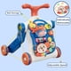 thumbnail image 5 of Juguete de aprendizaje Baby Push Walker HYES 5 en 1 para sentarse a pie, azul, 5 of 9