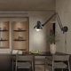 thumbnail image 4 of Luz de pared BRRSKBK de 37 cm, negra, ajustable, metal, 110‑220 V, 4 of 7