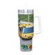 thumbnail image 2 of Vaso Térmico de Acero Inoxidable Desmarcar Tayo El Pequeño Autobús con Asa 1180 ml, 2 of 6