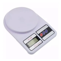 Genérico - Pack 3 Pesa Digital Cocina 7Kg