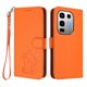 thumbnail image 1 of Infinix Note 50 Pro 4G Funda Billetera con Ranuras para Tarjetas, Naranja, 1 of 6