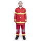 thumbnail image 2 of Disfraz de bombero Dress Up America para adultos, color rojo, 2 of 3