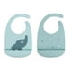 thumbnail image 1 of Pack 2ú.Babero Silicona Elphee Azul, 1 of 2