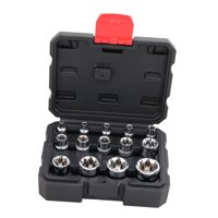 Magideal - De Extractor De Tuercas De Perno Portátil 14X, Dado De Accionamiento De 3/8 ""1/2"" 1/4 ""Con Caja De Almacenamiento, Herramienta Extractora De