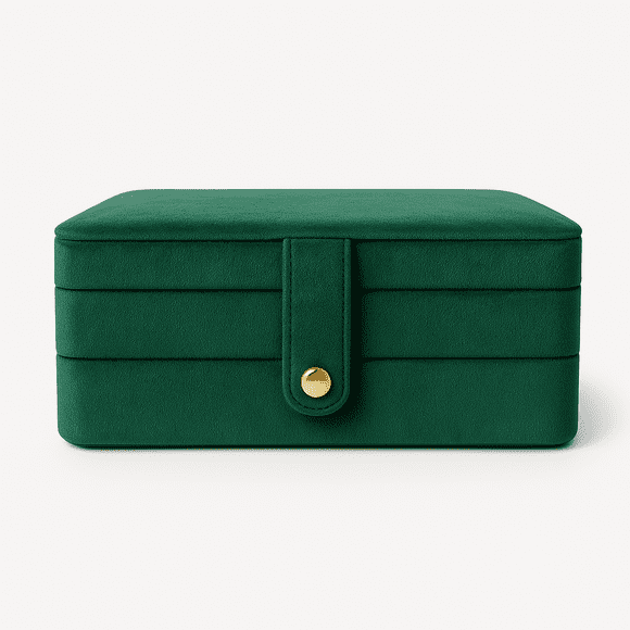 Joyero doble verde