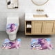 thumbnail image 2 of My Little Pony Juego de 3 alfombras de baño de coral fleece: tapete de baño + alfombra de inodoro en forma de U + funda de tapa de inodoro en forma de O, 2 of 6