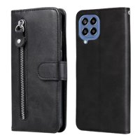 Gangxun - Funda Con Cremallera Para Samsung Galaxy M33 5G, Carcasa Cartera De Cuero Pu Con Soporte Y Tarjetero