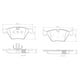 thumbnail image 2 of Pastillas Freno Para Auto 330i 2004-2013 Delantero, 2 of 3