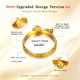 thumbnail image 3 of Pulseras Ethlyn de 4,5 cm Chapado en Oro para Bebé – Pack de 2, 3 of 7