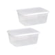 thumbnail image 5 of Contenedor De Almacenamiento Para Nevera, Contenedor De Ensalada De Lechuga Para Despensa, Cocina, 2000ml, 2 Piezas, 5 of 5