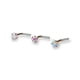 thumbnail image 1 of Pack Piercing Acero Quirúrgico Nariz set Zirconia Tornasol forma L, 1 of 3