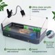 thumbnail image 3 of VIVARIUM Kit de Acuario para Tortugas HYPESIDE con Filtro y Lámpara UVB - Negro, 3 of 9