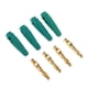thumbnail image 3 of Set 4pcs Cable De Altavoz De Audio Musical Cable Conector De Conector Banana 50mm Verde, 3 of 5