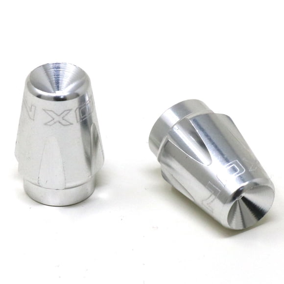 Tapas XON Válvulas A/V Schrader Aluminio Plata 2U