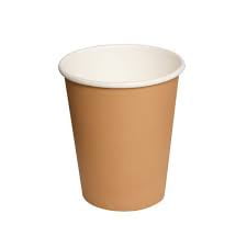 Vaso de Polipapel Kraft 8oz Vasos Desechables Pack x50und