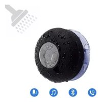 Shower. - Parlante Música Manos Libre Para Ducha Impermeable Agua/Color Negro.