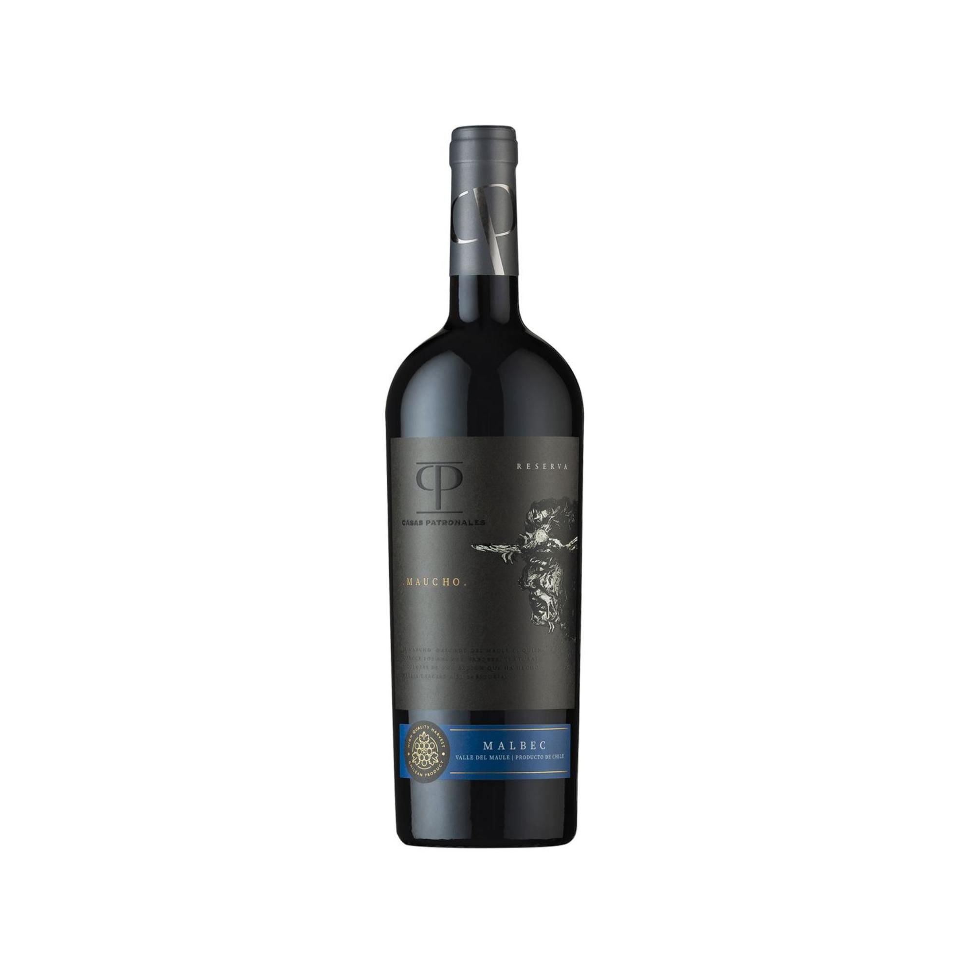 Vino Tinto Malbec 14° Botella 750 ml Casas Patronales