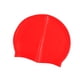 thumbnail image 1 of Gorro De Natación De Color Puro Gorro De Natación De Silicona Para Deportes Acuáticos Navegación Pelo Largo Rojo, 1 of 5