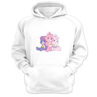 Genérico - Polerón Canguro Osos Cariñosos Blanco Talla S Unisex