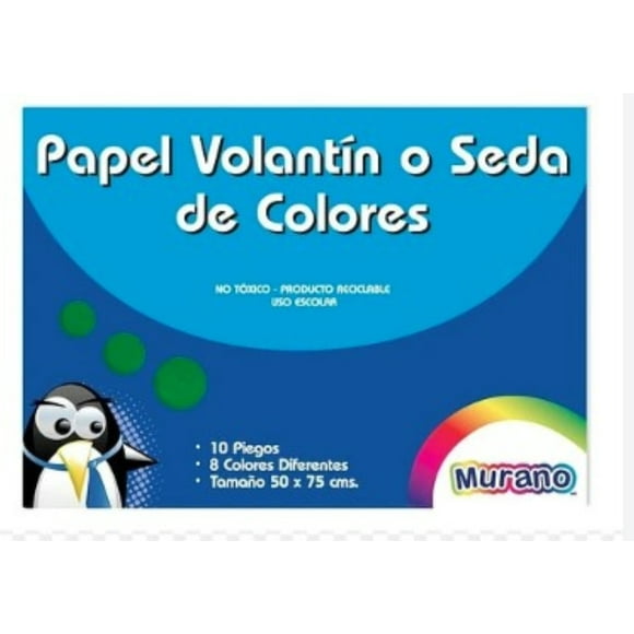 Carpeta Papel Crepe de Colores