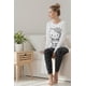 thumbnail image 2 of Pijama Micropolar Mujer Hello Kitty beige S, 2 of 8