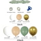 thumbnail image 2 of Kit de arco de globos verde aguacate de 152 piezas, globos de látex dorados y cromados retro para bodas, cumpleaños, baby showers, 2 of 6