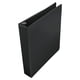 thumbnail image 1 of Carpeta redonda de polipropileno School Smart con forma de anillo, 1-1/2 pulgadas, negra, 1 of 3
