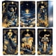 thumbnail image 1 of Baraja de Tarot Vzmeiyre Celestial Azul con Bordes Dorados, 78 Cartas, 1 of 7