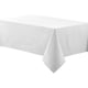 thumbnail image 1 of Mantel rectangular de poliéster con aspecto de lino, impermeable, antiarrugas y antimanchas, 140 x 220 cm, color blanco, 1 of 5
